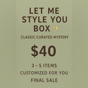 ✨ Let Me Style You Box – Classic Curated Mystery ✨
